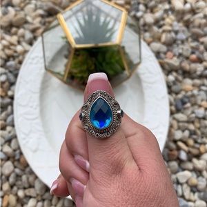 Gorgeous, new Sterling Silver statement ring size 9